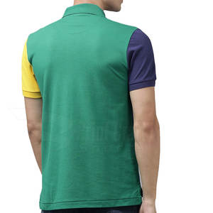 Polos personalizados para hombre con material de secado rápido, mangas cortas, su propio logotipo, patrón sólido - Product Image 2