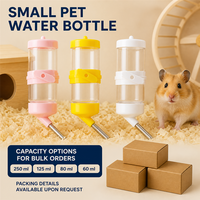 Botol Minum Isi Ulang Mudah Digunakan Membantu Menjaga Air Tetap Tersedia untuk Hamster, Gerbil, dan Hewan Kecil Lainnya Botol Air Hamster
