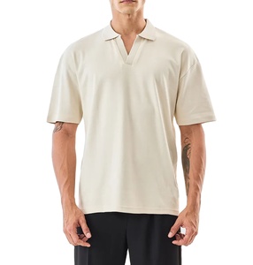 Polo de Verano para Hombre de Alta Calidad, 100% Algodón, Estilo Casual de Negocios, Color Sólido, Bordado, Manga Corta, Corte Holgado - Product Image 1