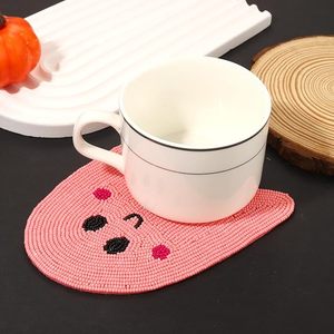 Latest Design Solid Color <b>Table</b> <b>Coaster</b> for Wedding Birthday Parties Banquets Decoration Beaded <b>Table</b> <b>Coaster</b> - Product Image 5