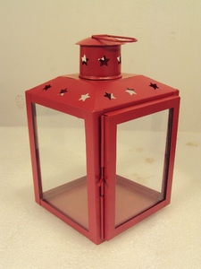 Modern Look Handmade Blue <b>Mini</b> Size Black Metal Decorative Iron <b>Lantern</b> for Indoor and Outdoor Home Living Room Decoration - Product Image 6