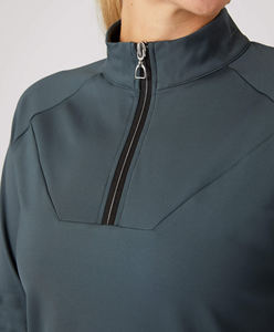 Chemises de course personnalisées pour femmes à manches longues hauts d'équitation vêtements équestres en gros couche de base imprimée couche de base - Product Image 4