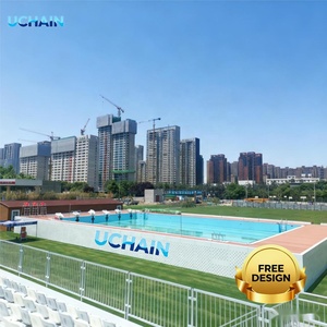 <span class=keywords><strong>Piscine</strong></span> à structure en acier à montage rapide pour projets hôteliers de luxe, taille personnalisée, solution d'achat et d'installation à guichet unique - Product Image 3