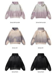 Calidad competitiva Sun Faded Hoodie fácil de usar para lavar cómodos transpirables básicos algodón mezclado Hombres Sudaderas con capucha precio razonable - Product Image 6