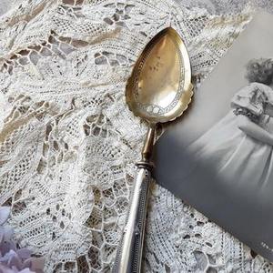Cuillère de mariage en aluminium revêtu de PVD couleur or vintage, couverts de table parfaits, ustensiles de cuisine, cuillère à dessert pour la maison, ensemble de couverts - Product Image 1