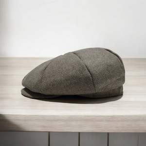 Gorra Plana Unisex de Estilo Clásico Vintage, Gorra Ivy 100% Lana de Alta Calidad, Ajustable, con Logotipo Personalizado, OEM, ODM, Disponible al por Mayor - Product Image 5
