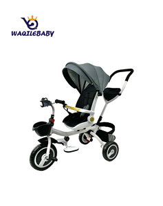 WQL Enfants Bébé Trike <span class=keywords><strong>Tricycle</strong></span> 3-EVA En Plastique Roue Poussette Sécurité Glissière Musique Véhicule À Trois Roues Âges De 2 À 4 Ans - Product Image 6