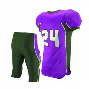 Uniforme de football américain de haute qualité en tissu extensible, uniforme de football américain à coupe professionnelle - Product Image 2