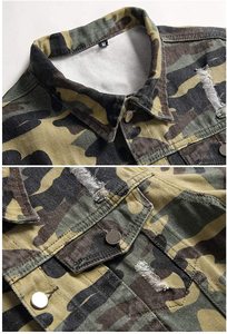 Veste en jean pour hommes, vestes élégantes - Product Image 5