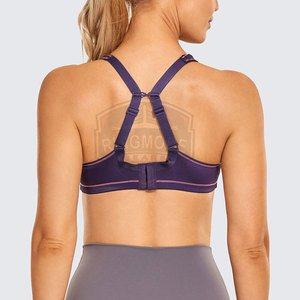 Nuevo Diseño de Sujetador Deportivo para Mujer - Logotipo Frontal Personalizable, Transpirable, Ecológico, Spandex/Poliéster, Alta Calidad, Soporte Medio, Simple - Product Image 4