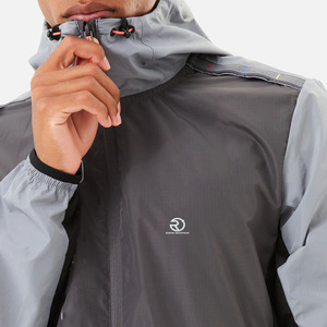 Survêtement personnalisé en nylon et polyester Ensemble deux pièces de jogging avec veste coupe-vent Ensemble pour hommes Survêtement deux pièces - Product Image 4