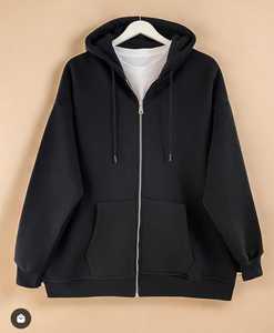 ODM/OEM, venta al por mayor, sudaderas con capucha personalizadas de tamaño PULS para hombre, Sudadera con capucha y logotipo de impresión personalizada con cremallera completa para hombre y mujer - Product Image 3