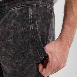 กางเกงกีฬาขาสั้นผ้าฟลีซสำหรับผู้ชายกางเกงวิ่งออกกำลังกายผ้าคอตตอนน้ำหนักมากแห้งเร็วระบายอากาศได้ดี - Product Image 3