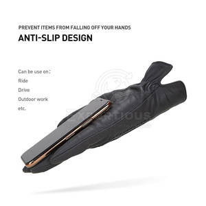 Nuevos guantes de cuero de diseño personalizado Guantes de cuero de alta calidad para hombres Guantes de cuero para hombres al por mayor - Product Image 5