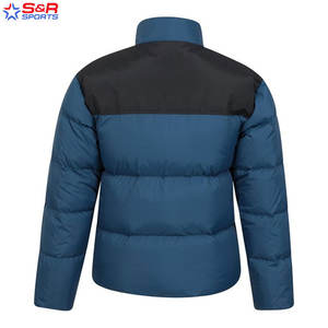 Chaqueta acolchada de ropa de calle personalizada con servicio OEM para hombre, chaquetas sólidas de invierno para hombre, chaquetas acolchadas de moda para exteriores para hombre a la venta - Product Image 3