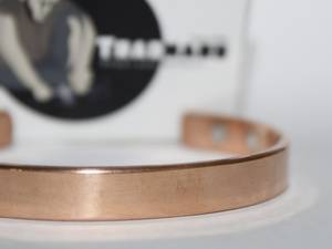 Bracelet manchette en cuivre personnalisé, Bracelet en cuivre gravé personnalisé, bijoux artificiels magnétiques de traditionnel - Product Image 5