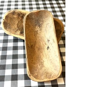 Premium Hand-<b>Carved</b> Wooden Dough Bowl Sustainable and Elegant for Parties and <b>Candle</b> Fragrance WholesaleCow Wood Dough Bowl - Product Image 2