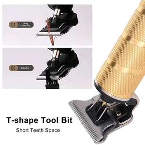 Set de Recortadora de Pelo Eléctrica Inalámbrica USB, Kit de Peluquería Fácil de Usar en Casa con Fuente de Alimentación por Batería para Cortar el Pelo Facial - Product Image 6