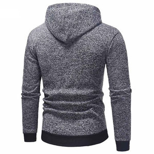 Venta al por mayor 100% algodón Sudadera con capucha de los hombres de moda de los fabricantes de alta calidad liso teñido ropa para el otoño - Product Image 5