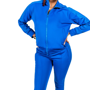 Unisex High Quality Women's Sorority Blue Sweat Suits Winter <b>Quarter</b> <b>Zip</b> Plus Size Printed Sweat Suit For <b>Men</b> 2026 - Product Image 5