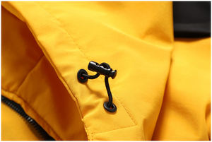 เสื้อแจ็คเก็ตแบบสวมศีรษะกันลมขนาดเล็ก200กรัมมีซิปมีฮู้ดเสื้อกันลมมีกระเป๋าแบบเป็นทางการสำหรับฤดูหนาว - Product Image 2