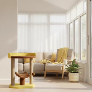 High-quality Amistar Sunny Mocha <b>Cat</b> Tower <b>scratching</b> <b>post</b> <b>for</b> <b>cats</b> of all sizes and breeds. - Product Image 5