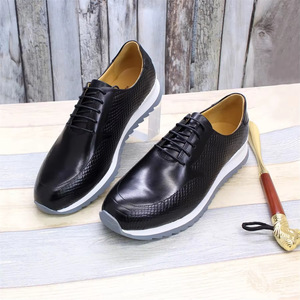 Zapatos de Trabajo Duraderos de Cuero Vacuno con Forro Antiolor y Tacón Antideslizante, Zapatos Casuales para Hombre, Zapatos para Uso Diario - Product Image 4
