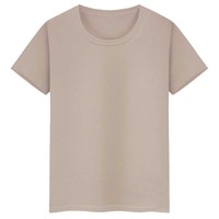 OEM Logo personnalisé broderie impression couleur unie à manches courtes hommes 180g Cvc chemise culturelle étudiant bas t-shirt