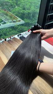 Extensions de cheveux vietnamiennes soyeuses et droites de couleur claire de super qualité - Product Image 2