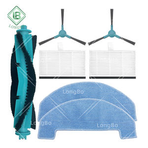 Paño de mopa con filtro de cepillo lateral de rodillo principal apto para BPMIO B15 /BPMIO B15 Plus/ Muhler Bobby 2/ <span class=keywords><strong>ROPO</strong></span> Smart Pet Robot aspiradora piezas - Product Image 1