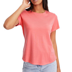 T-shirt brillant tricoté Made Premium T-shirts vierges pour hommes Pour Les Hommes impression personnalisée 100 coton femmes sonnerie T-shirt vierge - Product Image 2