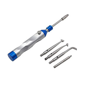 Kit de retrait de couronnes dentaires de type A avec poignée moletée, ensemble d'instruments chirurgicaux de classe - Product Image 3
