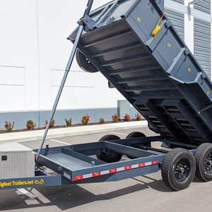 Dump <b>Farm</b> <b>Trailer</b> 3-10ton Tractor Hydraulic Tipper <b>Trailer</b> - Product Image 4