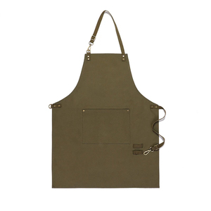 Adult Thickened Canvas <b>Apron</b>, Breathable and Waterproof Canvas Chef <b>Apron</b>, Customizable logo Printed Canvas <b>Apron</b> Wholesale - Product Image 4