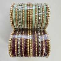 Mode pakistanaise et indienne, vêtements de la culture punjabi, ensembles de bracelets brillants pour mariée, meilleure qualité, ensemble de bracelets en métal pour femmes