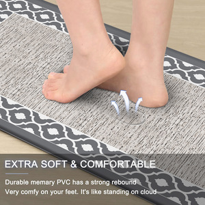 Tapis anti-fatigue moderne à coussinets épais, en PVC personnalisé, simili cuir, éponge SBR, antidérapant pour la vente au détail, la cuisine et le laboratoire - Product Image 5