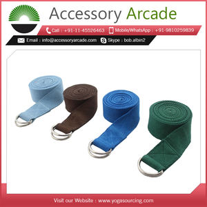 Ceinture extensible de yoga en coton durable de super qualité pour la flexibilité et l'étirement - Product Image 2