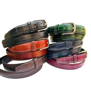 Cinturón de Cuero Genuino de Vaca para Hombre, Calidad Premium, Estilo Clásico Casual, Hebilla de Acero, Longitud Ajustable, Ecológico, Resistente y Duradero - Product Image 4