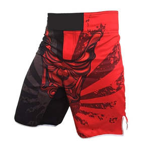 Shorts de combat MMA unisexes personnalisables 100% polyester légers, durables, à séchage rapide, respirants, vente en gros - Product Image 5