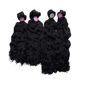 Extensions de trame plates vierges de vente chaude lâche vague profonde boucle italienne donneur unique pas de mélanges de cheveux synthétiques humain de haute qualité - Product Image 1