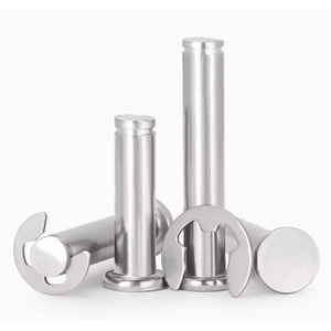 Goupille cylindrique améliorée en acier inoxydable M4 x 30 35 40 avec rainure pour rondelle de centrage, version 20 pièces - Product Image 1