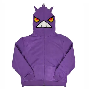 <b>Top</b> Selling 2024 Custom Logo 100% Cotton Embroidery Winter Plain Dyed Cropped Breathable Pullover <b>Thermal</b> Hoodie for <b>Men</b> - Product Image 6