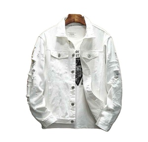 ชุดเสื้อแจ็กเก็ตยีนส์สำหรับผู้ชายเสื้อผ้าแนวสตรีทเสื้อผ้าผู้ชายแบบกำหนดเอง - Product Image 1