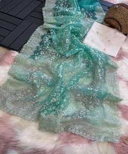 ส่าหรีงานปักผ้าชีฟองที่ได้รับแรงบันดาลใจจากบอลลีวู้ดออนไลน์นำความมีเสน่ห์และสไตล์มาสู่เสื้อผ้าตู้เสื้อผ้าของผู้หญิง - Product Image 2