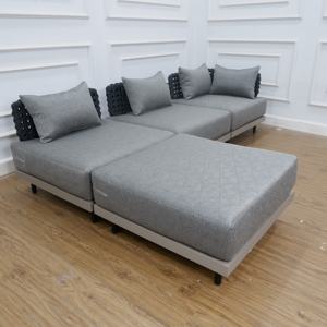 Sofás Seccionales para Sala de Estar, Sofás de Madera en Forma de L para Patio Trasero, Hechos de Madera Maciza - Product Image 2