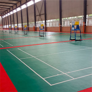 Piso de cancha de Bádminton de PVC de alta calidad perfecto para pisos de cancha de voleibol de baloncesto y pickleball de PVC - Product Image 3