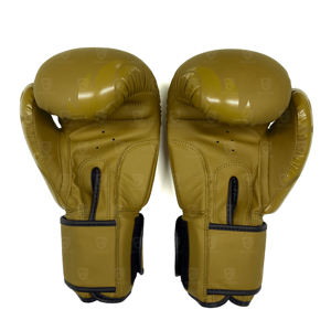 Fabrication de gants de boxe en cuir véritable de haute qualité, sur mesure, design OEM, blancs, à lacets, pour l'entraînement - Product Image 3