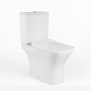 Inodoro de Dos Piezas de Cerámica Moderna Centro con Drenaje en Forma de S y en Forma de P - Product Image 1