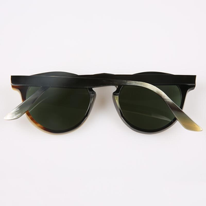 Marco de bocina de búhos/Ox para gafas, montura 100% Natural, Color negro, hecho en la INDIA - Product Image 5