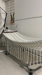 Hamaca de algodón macramé de diseño moderno de alta calidad, otros muebles para el hogar para decoración del hogar, relajante y de lectura - Product Image 6